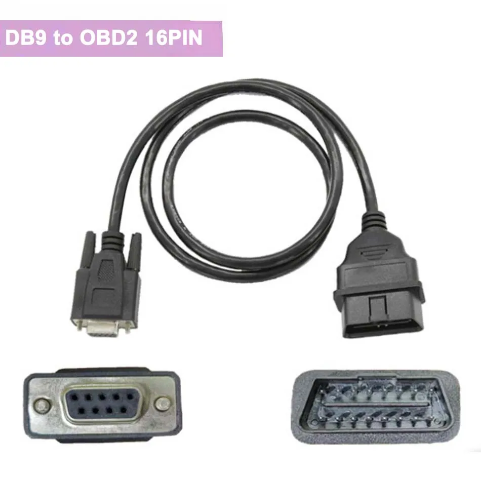 Кабель-адаптер OBD2 16-контактный к DB9 с последовательным портом RS232, последовательный порт, разъем VAG, 9-контактный кабель VAG, кабель OBD, инструмент для ремонта автомобиля
Кабель-адаптер OBD2 16-контактный к DB9 с последовательным портом RS232, последовательный порт, разъем VAG, 9-контактный кабель VAG, кабель OBD, инструмент для ремонта автомобиля
