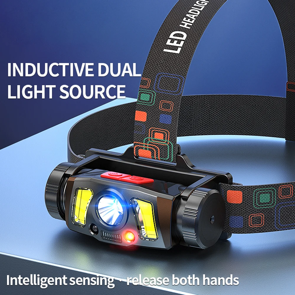 Waving Induction Waterproof Headlight Outdoor Portable Riding Mini Wild Fishing Rechargeable COB Headlight
Waving Induction Waterproof Headlight Outdoor Portable Riding Mini Wild Fishing Rechargeable COB Headlight