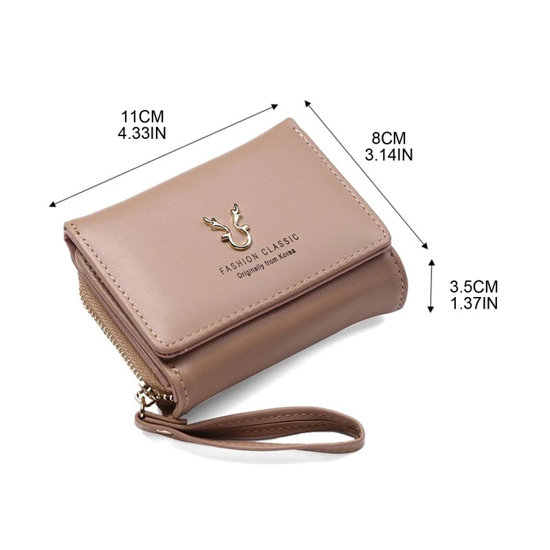 Women's Retro PU Leather Wallet Female Short Credit Card Holder Coin Purse Trifold Wallets for Girls Ladies
Women's Retro PU Leather Wallet Female Short Credit Card Holder Coin Purse Trifold Wallets for Girls Ladies