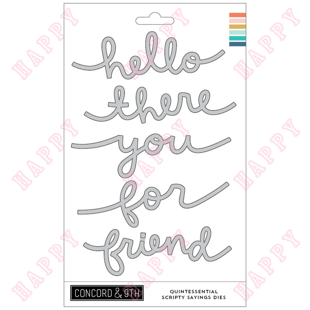 New Quintessential Scripty Sayings Metal Cutting Dies Decoration For DIY Scrapbooking Diary Album Paper Card Embossing Template
New Quintessential Scripty Sayings Metal Cutting Dies Decoration For DIY Scrapbooking Diary Album Paper Card Embossing Template