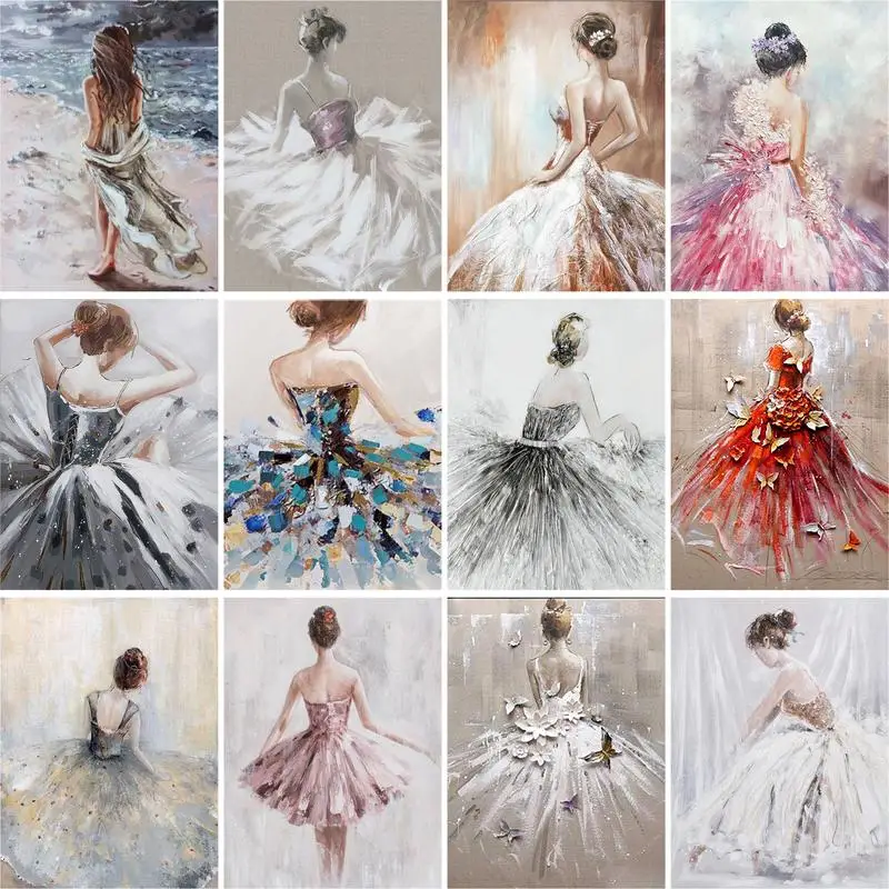GATYZTORY Oil Painting By Numbers Dance Girl 60X75cm Frameless Home Decor Pictures By Numbers Gift Wall Art Digital Painting
GATYZTORY Oil Painting By Numbers Dance Girl 60X75cm Frameless Home Decor Pictures By Numbers Gift Wall Art Digital Painting