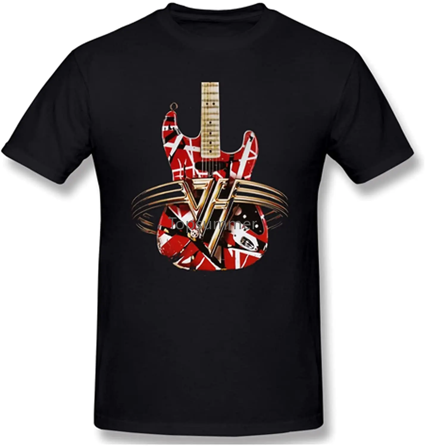 Van Halen Guitar Vingtagemen'S Short Sleeve Comfortable And Soft 100% Cotton Crew T-Shirt
Van Halen Guitar Vingtagemen'S Short Sleeve Comfortable And Soft 100% Cotton Crew T-Shirt
