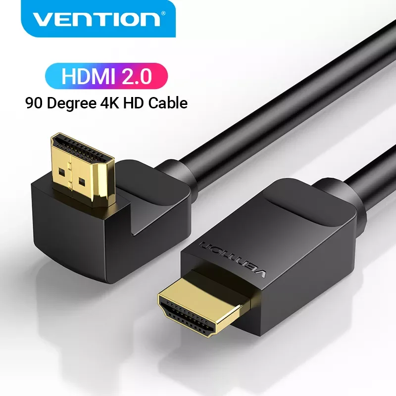 Vention HDMI Cable 4K HDMI 2.0 Cable HDMI 90/270 Degree Angle Adapter for Apple TV PS4 Splitter Video Audio 90 Degree HDMI Cable
Vention HDMI Cable 4K HDMI 2.0 Cable HDMI 90/270 Degree Angle Adapter for Apple TV PS4 Splitter Video Audio 90 Degree HDMI Cable