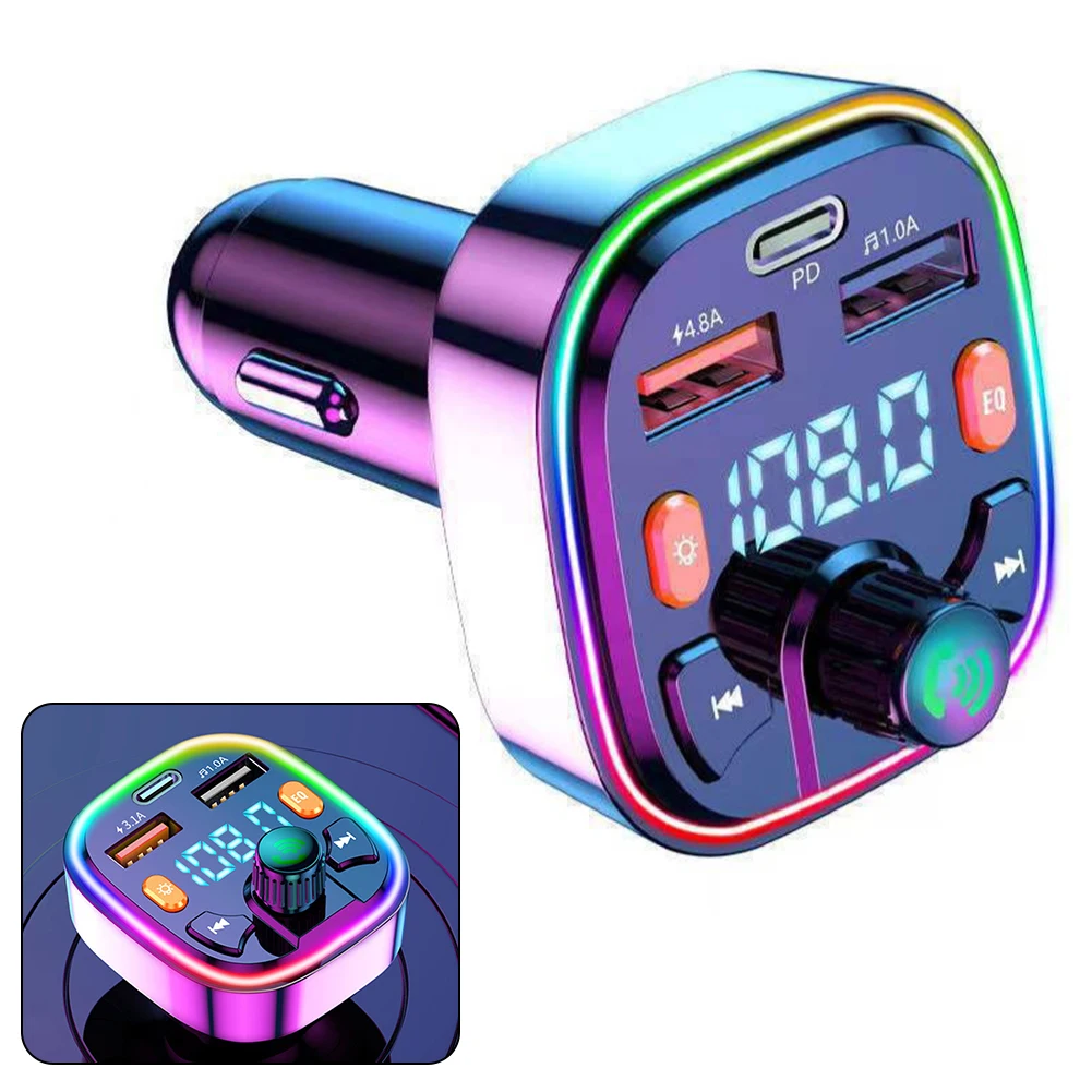 FM Transmitter Car Handfree Accessories Bluetooth 5.0 Car Charger Dual USB External Microphone Fast Charge Handsfree
FM Transmitter Car Handfree Accessories Bluetooth 5.0 Car Charger Dual USB External Microphone Fast Charge Handsfree