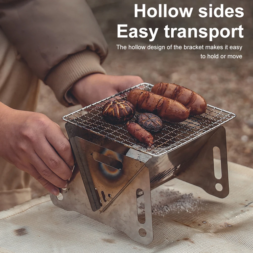 Mini Barbecue Rack Camping Stove Portable Folding BBQ Grill Stove Outdoor Stainless Steel Barbecue Net Card Type Firewood Stoves
Mini Barbecue Rack Camping Stove Portable Folding BBQ Grill Stove Outdoor Stainless Steel Barbecue Net Card Type Firewood Stoves