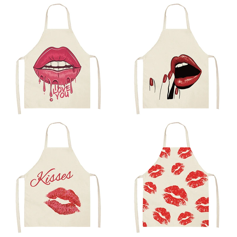 1 piece Red Lip Vintage Print Apron Clean Art Apron Home Cooking Kitchen Apron Chef Linen Adult bib 47X38CM 68X55CM
1 piece Red Lip Vintage Print Apron Clean Art Apron Home Cooking Kitchen Apron Chef Linen Adult bib 47X38CM 68X55CM