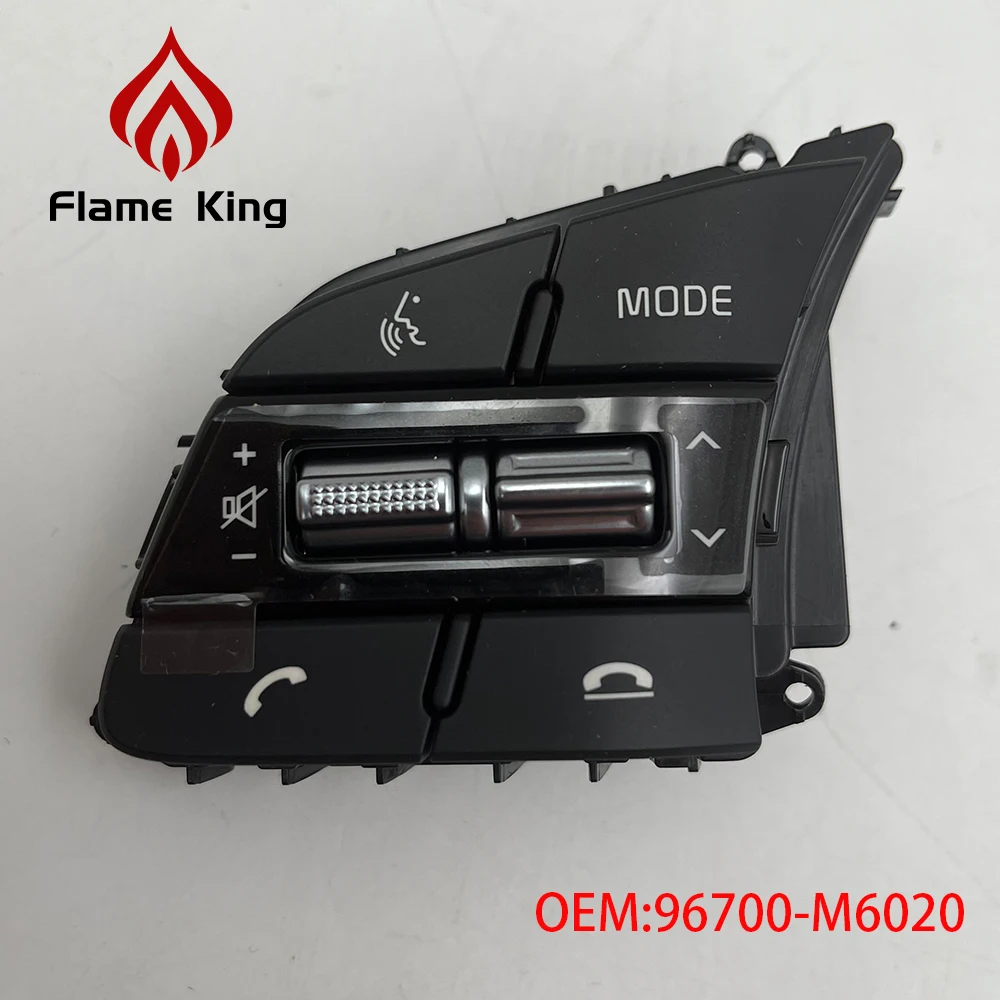 Многофункциональный переключатель управления на руль Flame king для KIA kx3 (seltos), Bluetooth, круиз-контроль, аудио, 96700-M6340
Многофункциональный переключатель управления на руль Flame king для KIA kx3 (seltos), Bluetooth, круиз-контроль, аудио, 96700-M6340