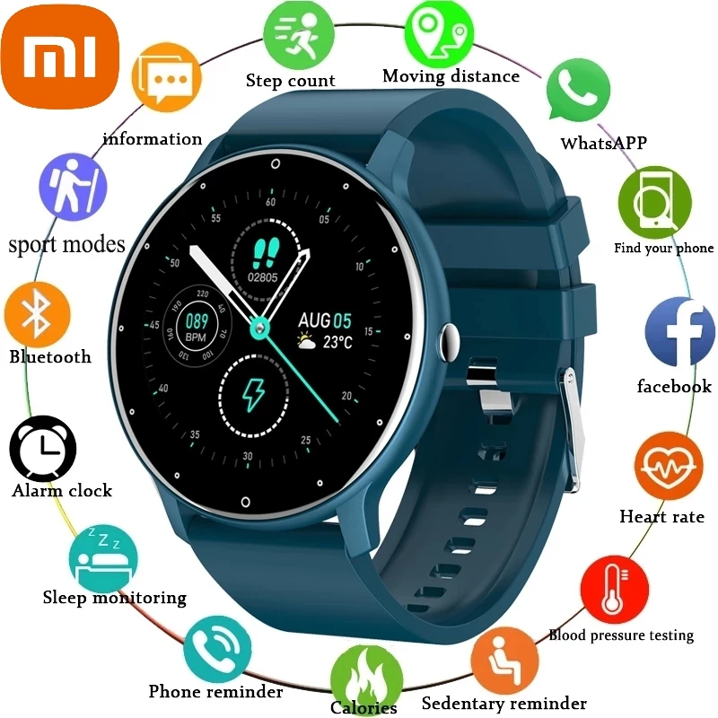 xiaomi New ZL02 1.69 Inch Smart Watch Men Full Touch Fitness Tracker Waterproof Sports Women Smartwatch For huawei Phone
xiaomi New ZL02 1.69 Inch Smart Watch Men Full Touch Fitness Tracker Waterproof Sports Women Smartwatch For huawei Phone