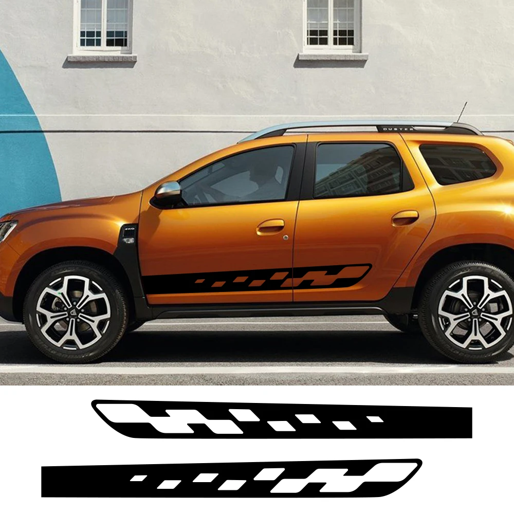 2pcs Vinyl Film for Dacia Duster Tuning Car Stickers Stylish Side Stripes DIY Auto Sport Graphics Decal for Car 2022
2pcs Vinyl Film for Dacia Duster Tuning Car Stickers Stylish Side Stripes DIY Auto Sport Graphics Decal for Car 2022