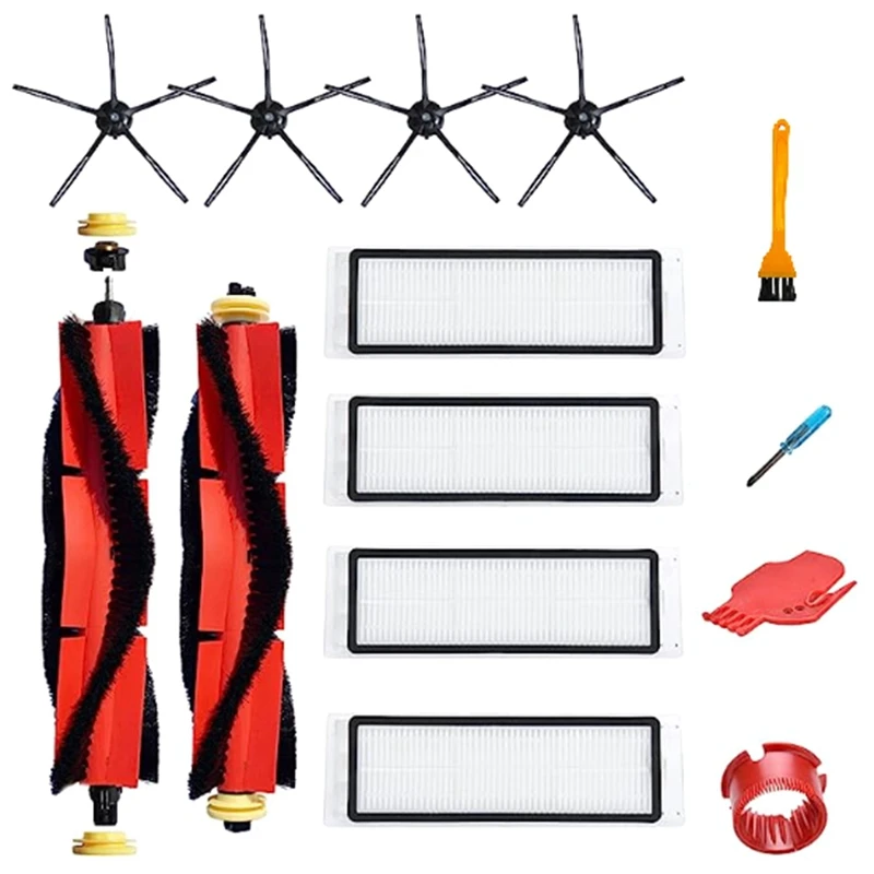 Сменный комплект аксессуаров для Roborock S4 E4 S5 S5 Max S6 S60 S65 S50 S51 S55 E20 E25 E35, Роботизированная основная боковая щетка