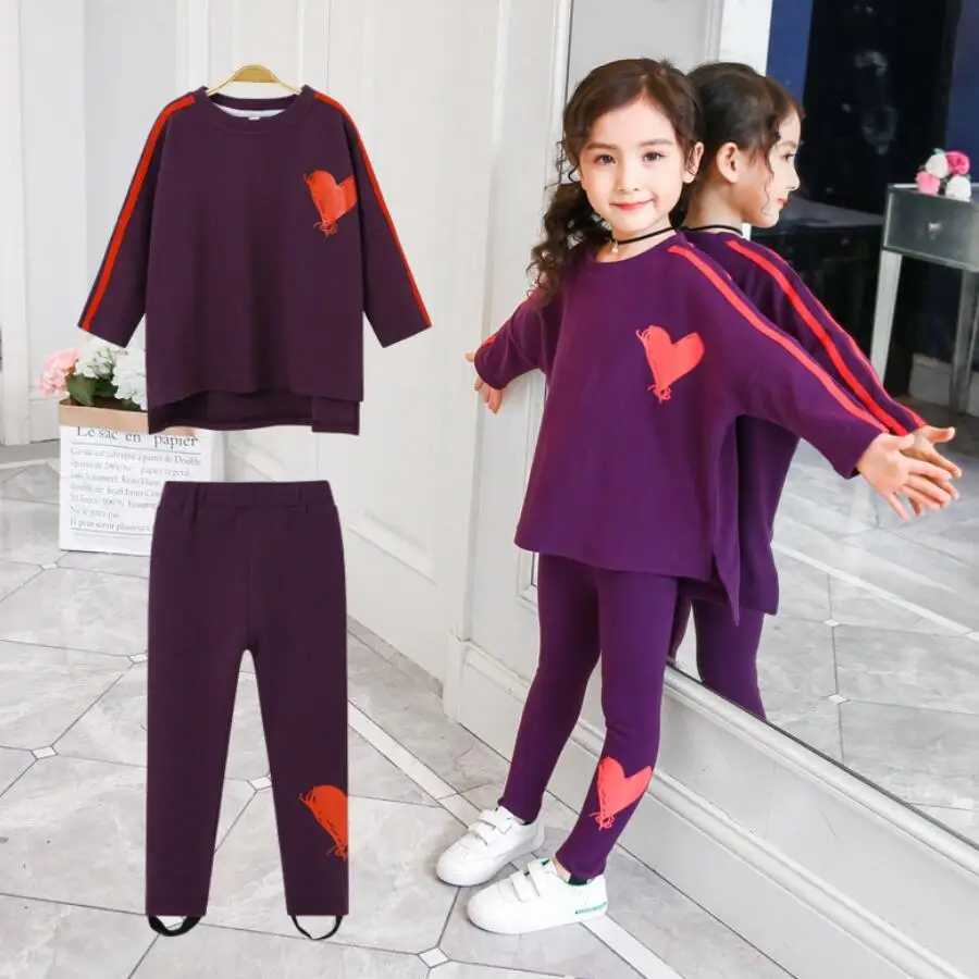 Spring Children's Set Casual Pullover and Pants 2Pieces Sets Kids Clothing Active Wear Long Sleeve Girls Clothes Leggings Suits
Spring Children's Set Casual Pullover and Pants 2Pieces Sets Kids Clothing Active Wear Long Sleeve Girls Clothes Leggings Suits