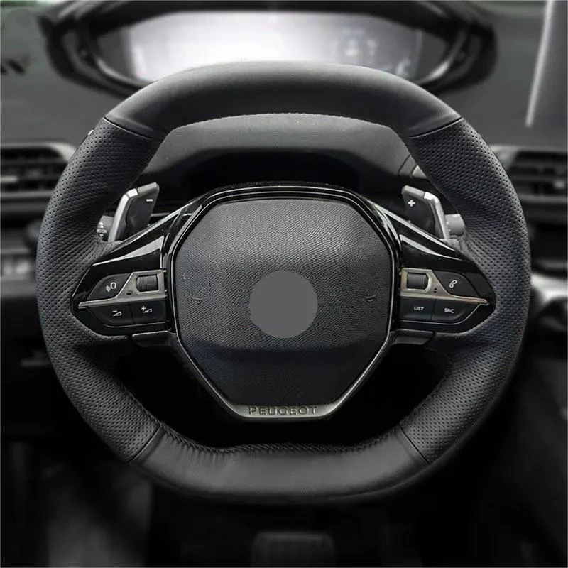 Braids on Steering Wheel For Peugeot 3008 4008 2017 2018 508 2019 Car Steering Wheel Black Perforated Microfiber Leather Cover
Braids on Steering Wheel For Peugeot 3008 4008 2017 2018 508 2019 Car Steering Wheel Black Perforated Microfiber Leather Cover