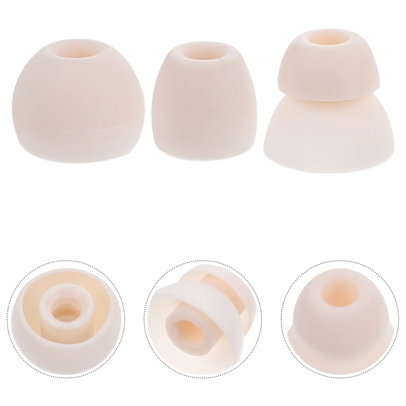 8pcs Silicone Earbuds Tips Earmuffs Earphone Case In Ear Silicone Sleeve Cover for Wireless Headset (As Shown) Pod Pads
8pcs Silicone Earbuds Tips Earmuffs Earphone Case In Ear Silicone Sleeve Cover for Wireless Headset (As Shown) Pod Pads