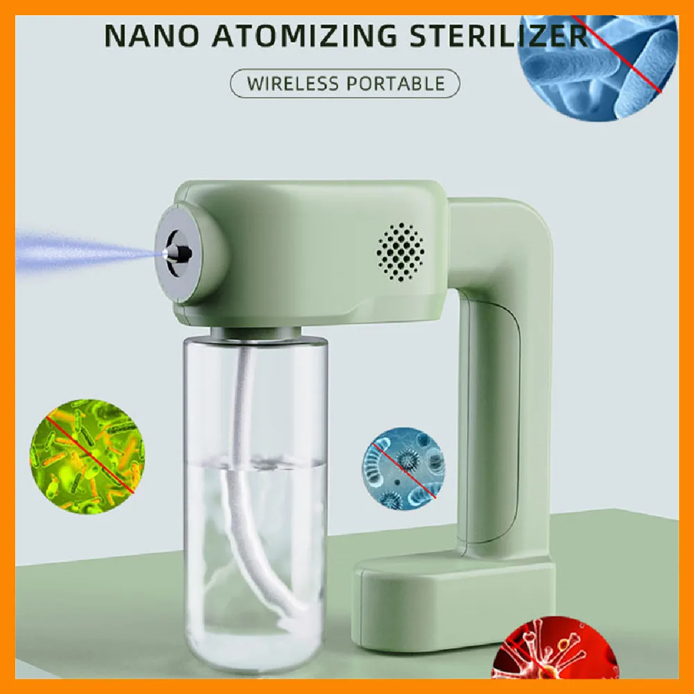 TOMAS Electric Disinfection Sprayer Machine Rechargeable Portable Fog Mist Blue Light Nano-Spray Steam USB Charge Nano Spray Gun
TOMAS Electric Disinfection Sprayer Machine Rechargeable Portable Fog Mist Blue Light Nano-Spray Steam USB Charge Nano Spray Gun