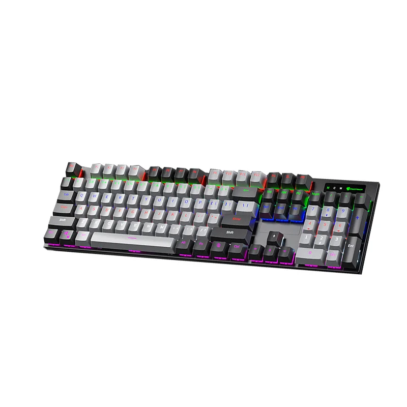Mechanical Keyboard Wired 104 Keys Keyboard with LED 20 Colors Backlight with Switches for Computer Laptop Professional Gamers
Mechanical Keyboard Wired 104 Keys Keyboard with LED 20 Colors Backlight with Switches for Computer Laptop Professional Gamers