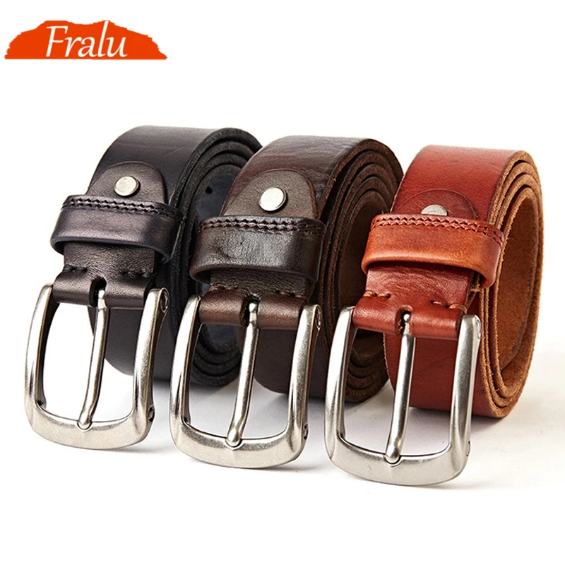 Men's Leather Belts For Men Vintage Pin Buckle Waistband Strap Jeans Belt For Male Cowhide Belt Dropshipper
Men's Leather Belts For Men Vintage Pin Buckle Waistband Strap Jeans Belt For Male Cowhide Belt Dropshipper