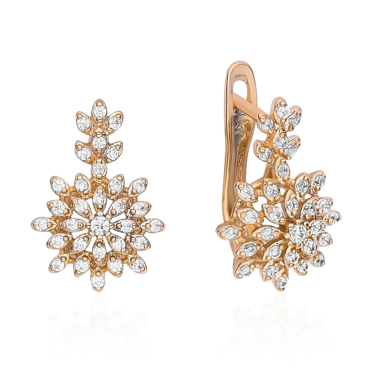 Hanreshe New Natural Crystal Zircon Earring Exquisite Snowflake Shape Earrings for Woman Christmas New Year Gift Jewelry
Hanreshe New Natural Crystal Zircon Earring Exquisite Snowflake Shape Earrings for Woman Christmas New Year Gift Jewelry