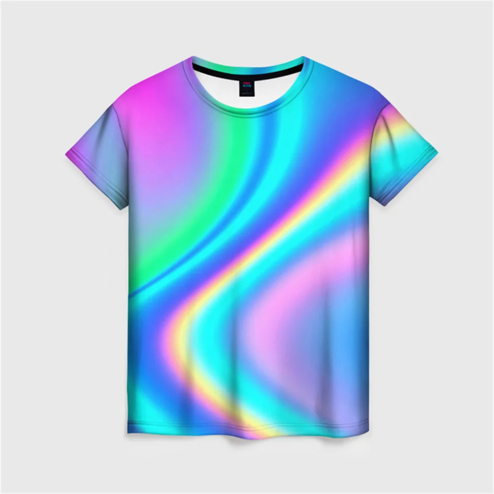 Men And Women Unisex T Shirt 3d Colour Gradient Print T-shirt Clothing Summer Short Sleeve T Shirt O-neck Oversized Sports Tee 
Men And Women Unisex T Shirt 3d Colour Gradient Print T-shirt Clothing Summer Short Sleeve T Shirt O-neck Oversized Sports Tee