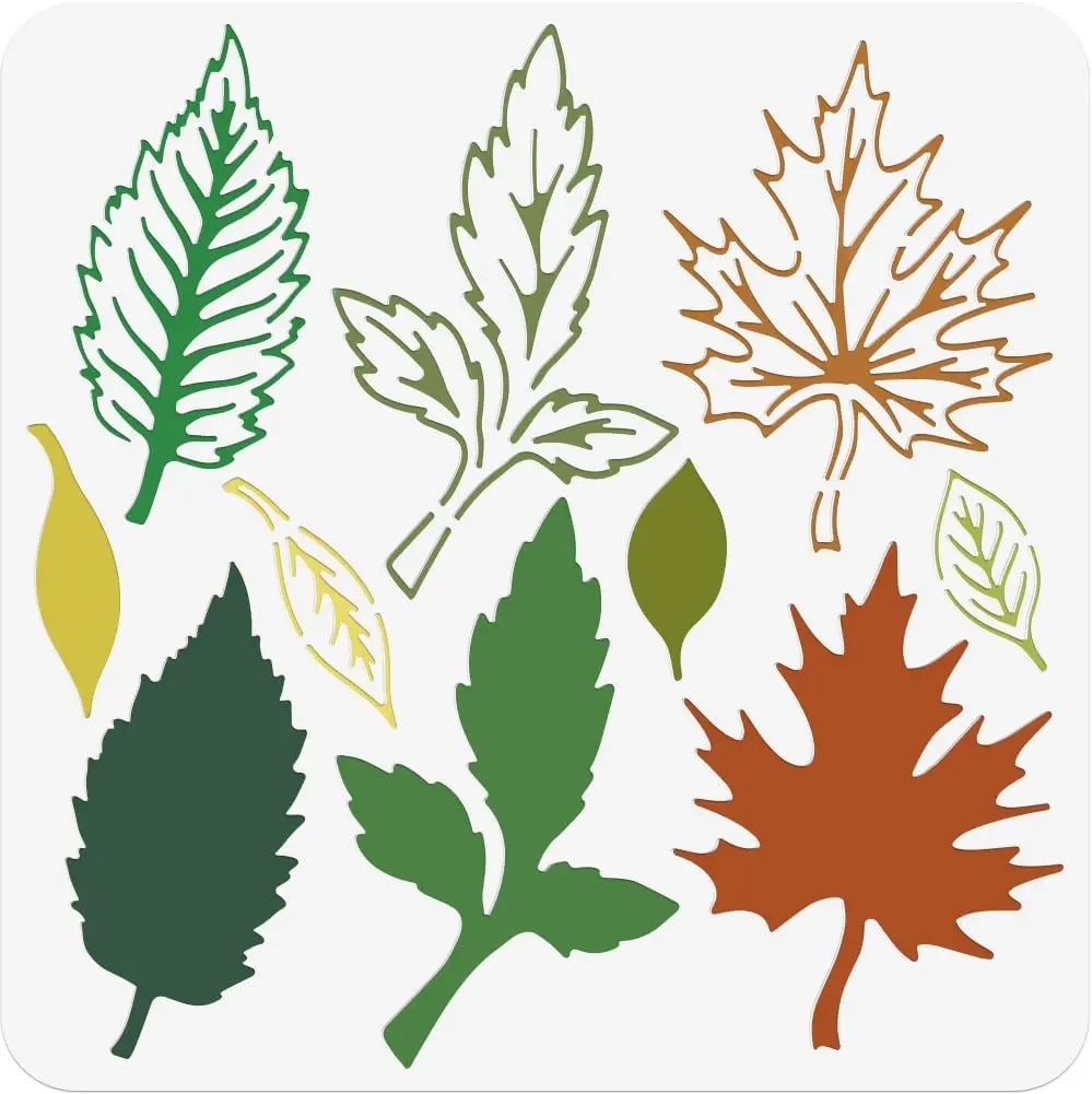 Осенний трафарет для рисования в стекле листьев 11,8x11,8 дюйма, многоразовые трафареты для рукоделия «сделай сам», полый набор для рисования и рисования
Осенний трафарет для рисования в стекле листьев 11,8x11,8 дюйма, многоразовые трафареты для рукоделия «сделай сам», полый набор для рисования и рисования