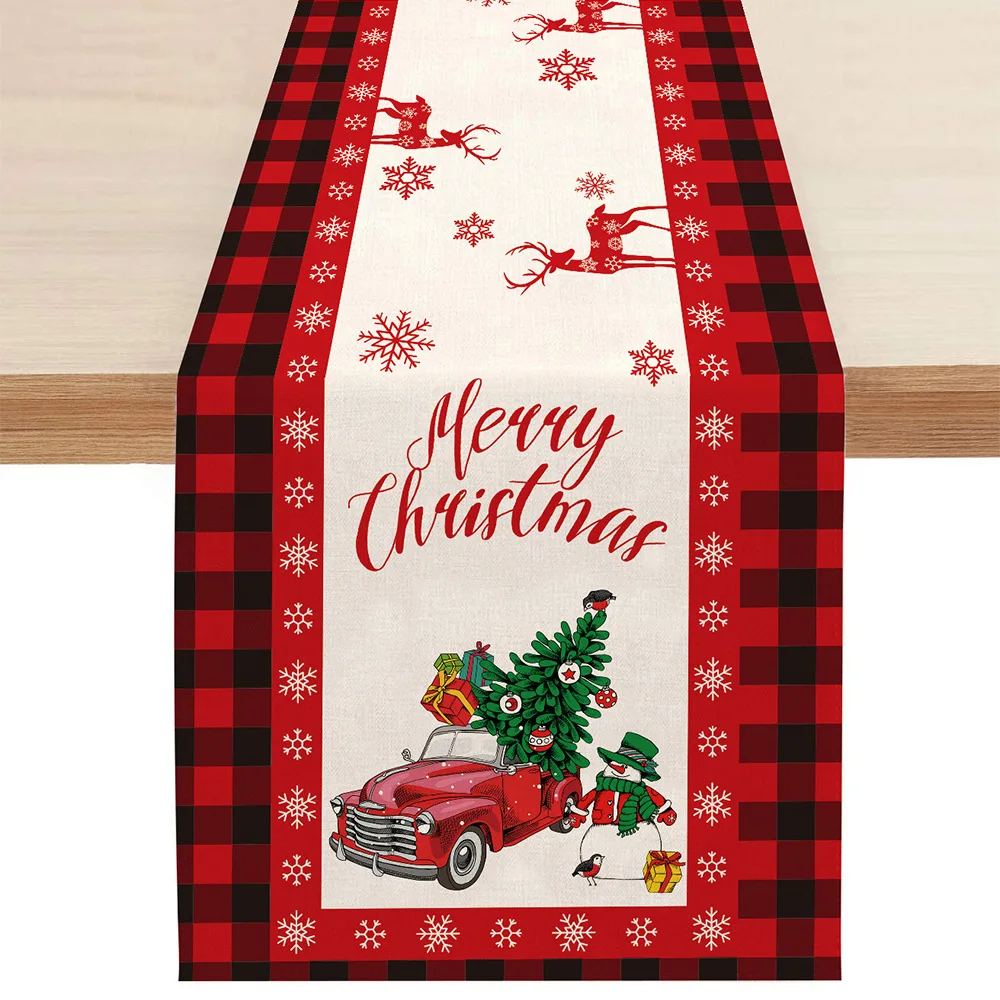 Christmas Table Runners Home Decoration Christmas Tree Elk Snowman Print Table Runners Linen Insulated Table Decorations
Christmas Table Runners Home Decoration Christmas Tree Elk Snowman Print Table Runners Linen Insulated Table Decorations