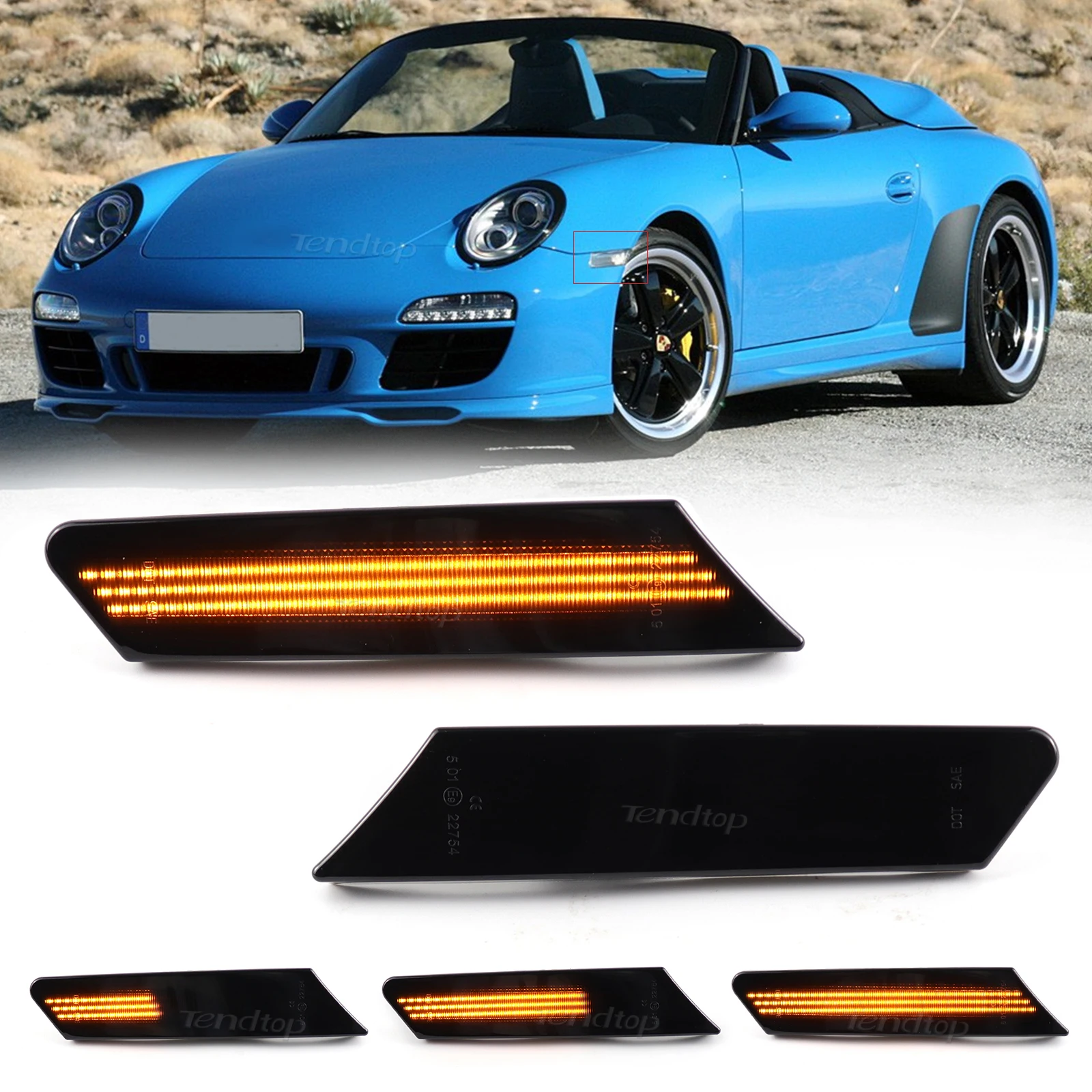 2Pcs Dynamic LED Turn Signal Light Car Side Marker Blinker Indicator Lamp For Porsche 911 997 Carrera GT2 GT3 Boxster Cayman 987
2Pcs Dynamic LED Turn Signal Light Car Side Marker Blinker Indicator Lamp For Porsche 911 997 Carrera GT2 GT3 Boxster Cayman 987