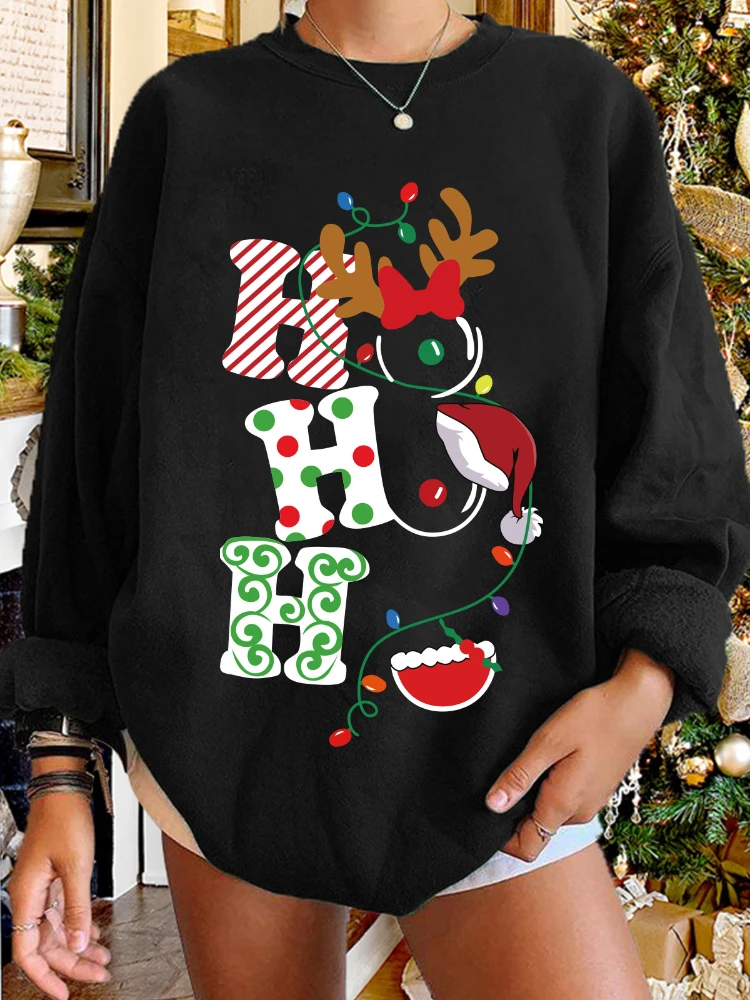 Christmas Hoodie Sweatshirts Female Clothing Pullover Kawaii Clothes Long Sleeve Top Winter Clothes Hoodies Streetwear Women 
Christmas Hoodie Sweatshirts Female Clothing Pullover Kawaii Clothes Long Sleeve Top Winter Clothes Hoodies Streetwear Women