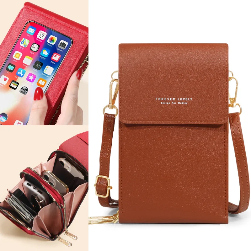 Women New Fashion Touch Screen Shoulder Bag Large Capacity Multi-function Wallet Trend Solid Crossbody Phone Bags for Women 2023
Women New Fashion Touch Screen Shoulder Bag Large Capacity Multi-function Wallet Trend Solid Crossbody Phone Bags for Women 2023