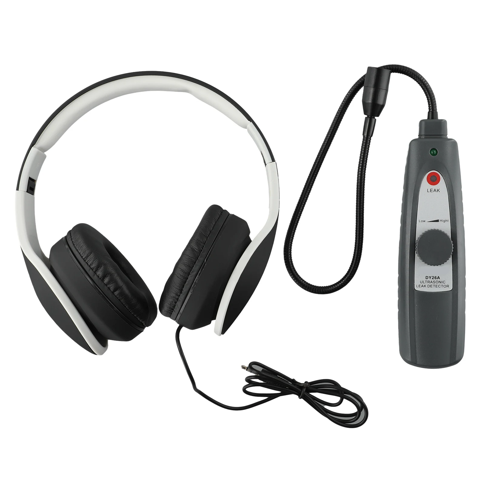Leak Detector Determine Meter Tools Automotive Light Weight Noise Finder Ultrasound With Headphone 1 PC 171*43*38mm
Leak Detector Determine Meter Tools Automotive Light Weight Noise Finder Ultrasound With Headphone 1 PC 171*43*38mm