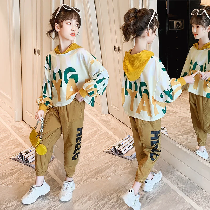 Girls Suit Sweatshirts +Pants Cotton 2Pcs/Sets 2022 Scoop Spring Summer School Outfits Sports Sets Kid Baby Children Clothing
Girls Suit Sweatshirts +Pants Cotton 2Pcs/Sets 2022 Scoop Spring Summer School Outfits Sports Sets Kid Baby Children Clothing