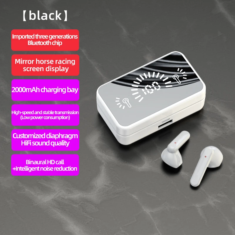 Touch Control Sports Earbuds With Charging Box Sweatproof Stereo Bluetooth Earphones Waterproof Tws Headset Wireless Headphones
Touch Control Sports Earbuds With Charging Box Sweatproof Stereo Bluetooth Earphones Waterproof Tws Headset Wireless Headphones