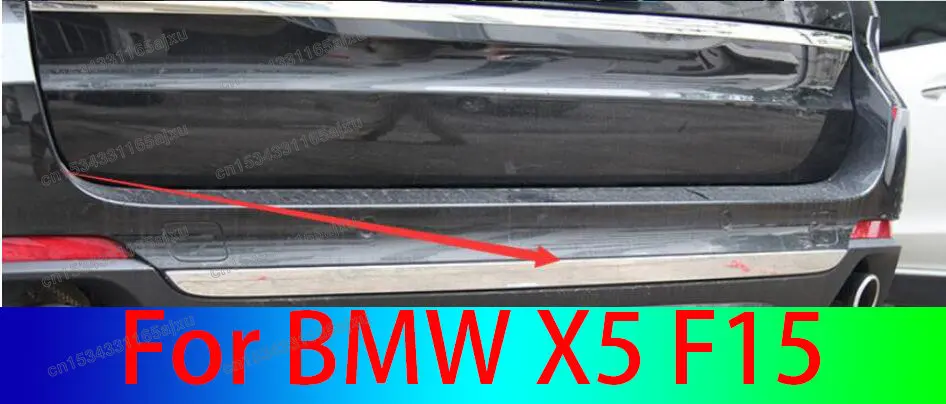 Trim Fit for BMW X5 F15 2014-2017 Car Exterior Accessories Styling 1pc Stainless Steel Chrome Rear Bumper Protect Strip Cover
Trim Fit for BMW X5 F15 2014-2017 Car Exterior Accessories Styling 1pc Stainless Steel Chrome Rear Bumper Protect Strip Cover