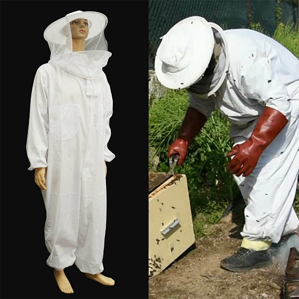 Beekeeping Suit Professional Protective Clothing Full Body With Veil Hood Ventilated Outfit Beekeeper Beginner Zipper Anti Bee
Beekeeping Suit Professional Protective Clothing Full Body With Veil Hood Ventilated Outfit Beekeeper Beginner Zipper Anti Bee