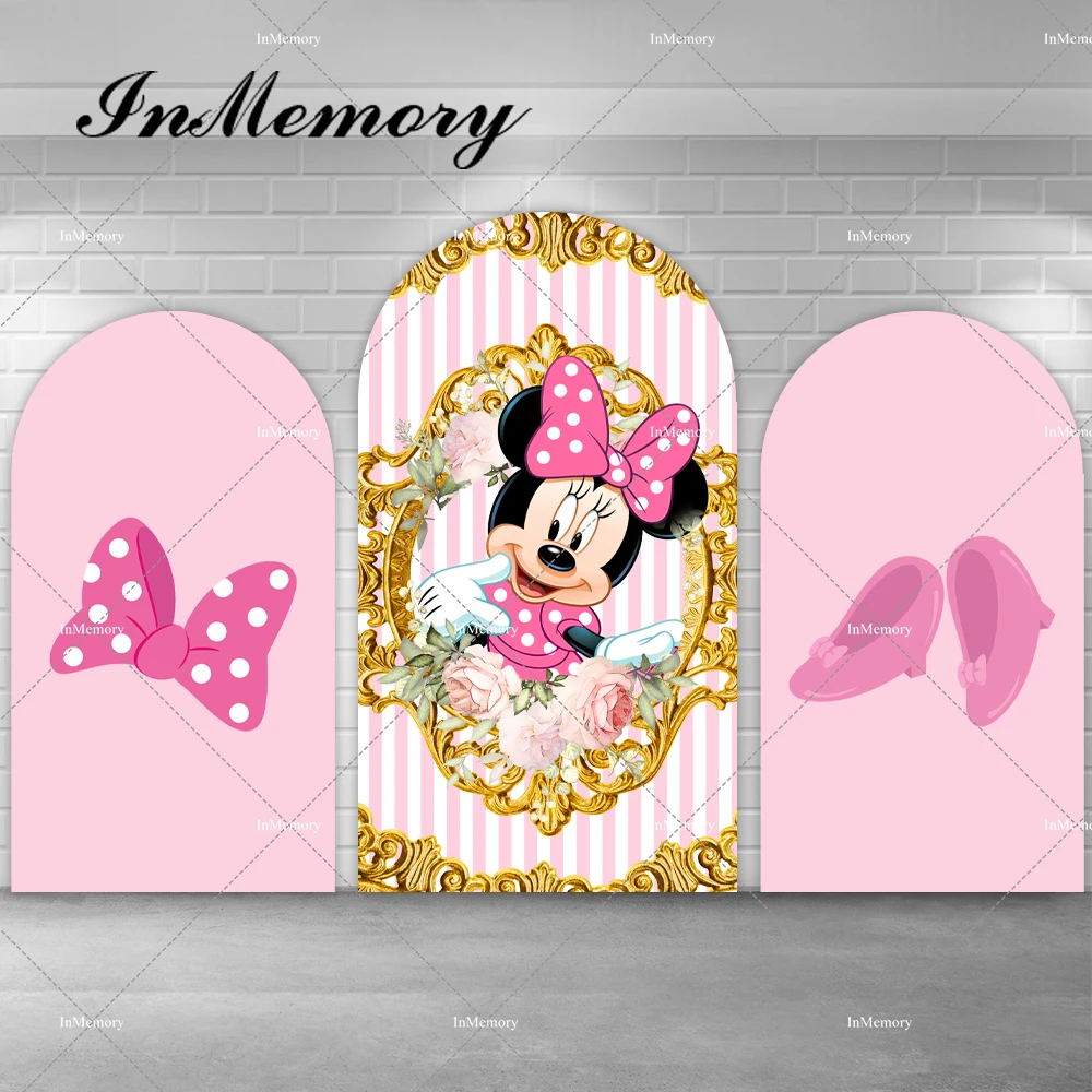 Disney Pink Minnie Mouse Chiara Arch Backdrop Cover for Baby Shower Girls Birthday Party Photography Background Double Side
Disney Pink Minnie Mouse Chiara Arch Backdrop Cover for Baby Shower Girls Birthday Party Photography Background Double Side