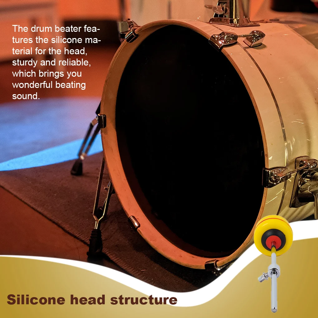 Bass Drum Mallet Simple Professional High Grade Silicone Replacing Accessory Drumstick Music Instrument Parts Mallet
Bass Drum Mallet Simple Professional High Grade Silicone Replacing Accessory Drumstick Music Instrument Parts Mallet