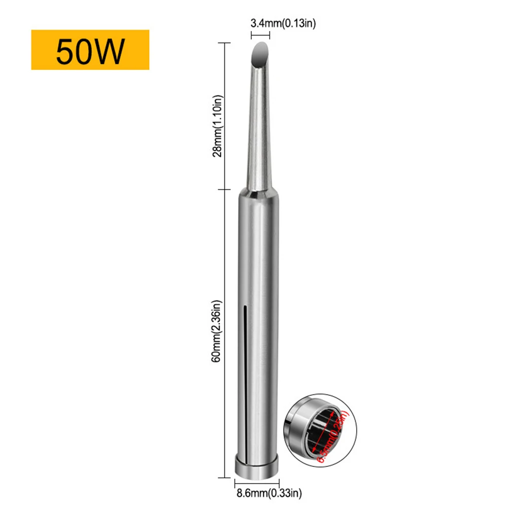 3pcs 20W 35W 50W Internally Heated Soldering Iron Tip Electric Soldering Iron Electric Welding Tip Replacements
3pcs 20W 35W 50W Internally Heated Soldering Iron Tip Electric Soldering Iron Electric Welding Tip Replacements