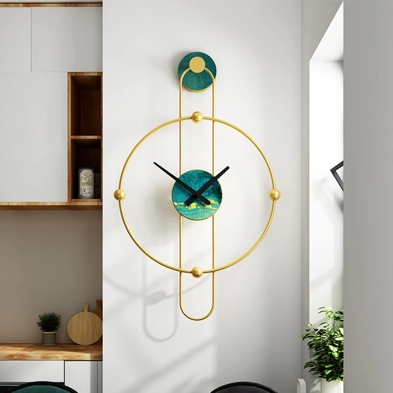Luxury Big Clocks Wall Living Room Stylish Big Design Golden Wall Clock Modern Fashion Duvar Saati Living Room Furniture
Luxury Big Clocks Wall Living Room Stylish Big Design Golden Wall Clock Modern Fashion Duvar Saati Living Room Furniture
