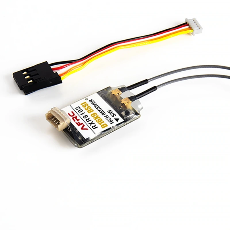 AFRC RXR9102 Micro-Size 3,8G 16CH подходит для FRSKY XSR, XJT и X9D,X9DP,X9E,X12S в режиме D16 совместим с OPEN TX FRSKY D16
AFRC RXR9102 Micro-Size 3,8G 16CH подходит для FRSKY XSR, XJT и X9D,X9DP,X9E,X12S в режиме D16 совместим с OPEN TX FRSKY D16