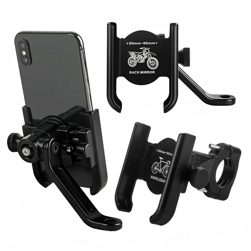 1PC Aluminum Alloy Motorcycle Bicycle Phone Holder Motorbike Bike Handlebar GPS Navigation Stand Mobile Phone Support Rack
1PC Aluminum Alloy Motorcycle Bicycle Phone Holder Motorbike Bike Handlebar GPS Navigation Stand Mobile Phone Support Rack