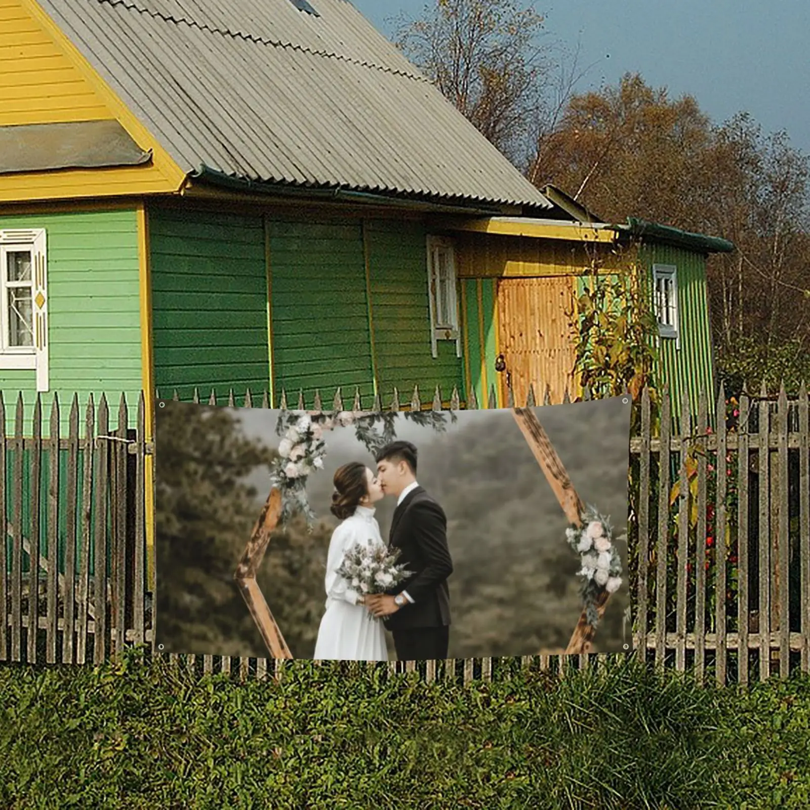 Custom Wedding Banner Personalized Your Picture Wedding Decoration Wedding Gift 
Custom Wedding Banner Personalized Your Picture Wedding Decoration Wedding Gift