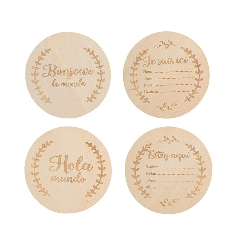 Newborn Baby Footprints Toys Baby Printing Photographi Wooden Month Milestone Card Babies Accessories Fashion Toy for Babies
Newborn Baby Footprints Toys Baby Printing Photographi Wooden Month Milestone Card Babies Accessories Fashion Toy for Babies