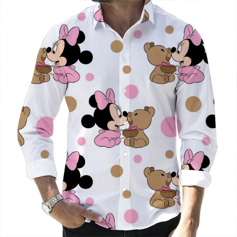 Новинка 2023, модные рубашки с длинным рукавом, классная одежда с 3D принтом, повседневные топы для пляжа, дня рождения, мужские рубашки, рубашки Disney, рубашки с Микки 
Новинка 2023, модные рубашки с длинным рукавом, классная одежда с 3D принтом, повседневные топы для пляжа, дня рождения, мужские рубашки, рубашки Disney, рубашки с Микки