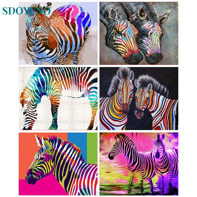 SDOYUNO Paint By Numbers Animals Zebra Pictures Oil Painting By Number Set Gift Coloring By Numbers On Canvas Home Wall Decor
SDOYUNO Paint By Numbers Animals Zebra Pictures Oil Painting By Number Set Gift Coloring By Numbers On Canvas Home Wall Decor
