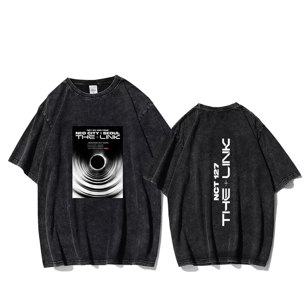 Women's T-shirt KPOP NCT127 THE LINK Printed Cotton Short Sleeve Harajuku Fashion Men Women's Casual Streetwear Short Sleeve Top
Women's T-shirt KPOP NCT127 THE LINK Printed Cotton Short Sleeve Harajuku Fashion Men Women's Casual Streetwear Short Sleeve Top