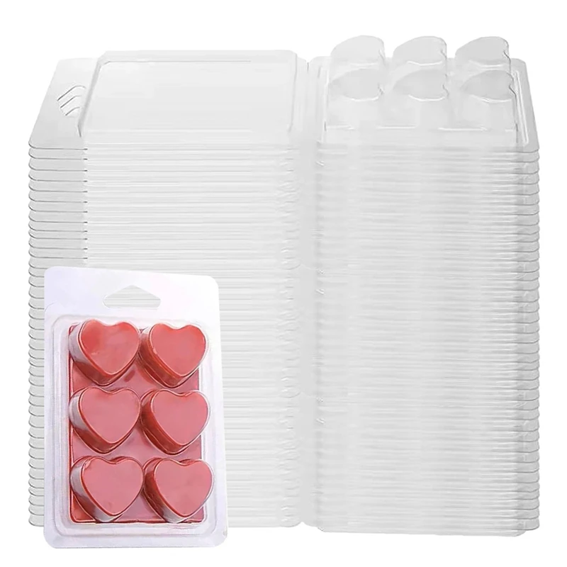 50PCS Heart Shaped Candle Mold Transparent Durable Reusable Wax Melting Mould Aromatherapy Candle Molds Valentine Gift
50PCS Heart Shaped Candle Mold Transparent Durable Reusable Wax Melting Mould Aromatherapy Candle Molds Valentine Gift