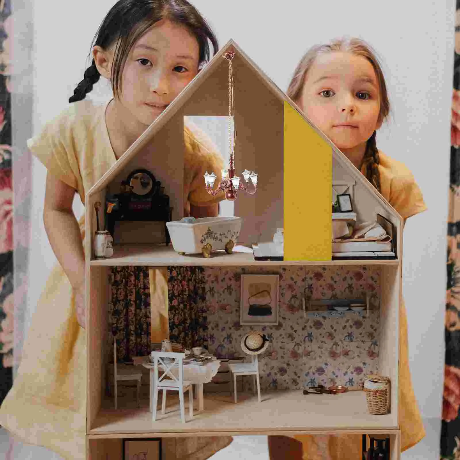 Model Chandelier Miniature Room Decor Chandeliers Ornaments Accessories Light House Lighting
Model Chandelier Miniature Room Decor Chandeliers Ornaments Accessories Light House Lighting