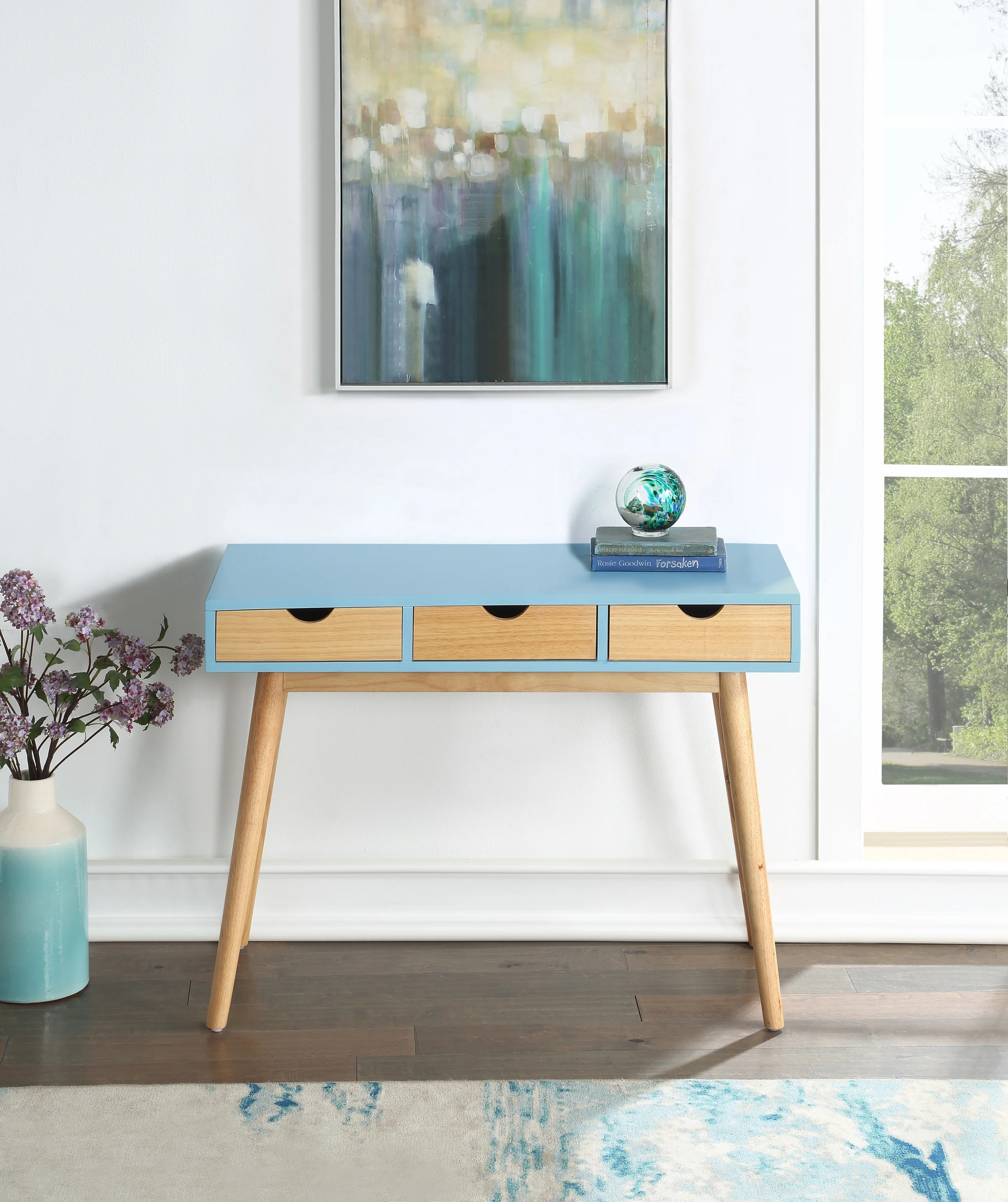 3 Drawer Desk In Green Natural Home Furniture Office Desks Work Surfaces Large Single Drawer For Storage Computer Desks Modern
3 Drawer Desk In Green Natural Home Furniture Office Desks Work Surfaces Large Single Drawer For Storage Computer Desks Modern
