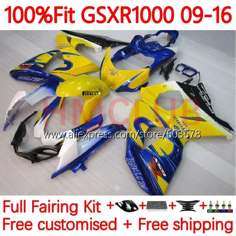 Injection For SUZUKI K9 GSXR 1000 GSXR1000 2009 2010 2011 2012 2013 2014 2015 2016 yellow gloss GSXR-1000 09 16 Fairing 102No.16
Injection For SUZUKI K9 GSXR 1000 GSXR1000 2009 2010 2011 2012 2013 2014 2015 2016 yellow gloss GSXR-1000 09 16 Fairing 102No.16
