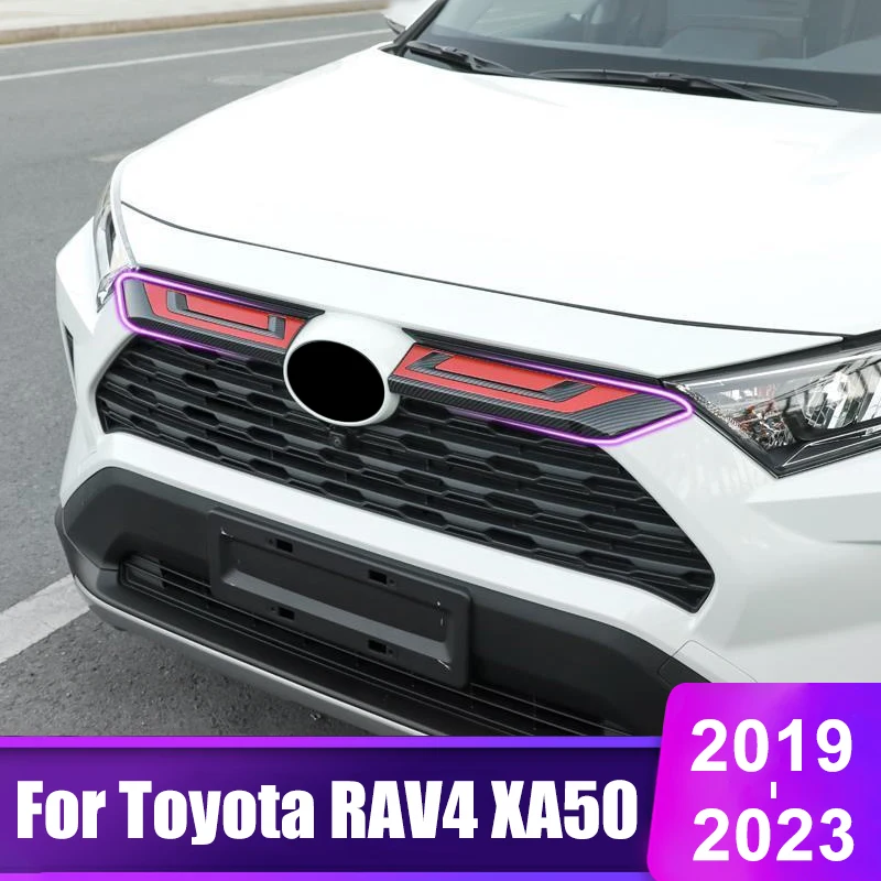 For Toyota RAV4 2019 2020 2021 2022 2023 RAV 4 XA50 Hybrid LE XLE Car Racing Grills Front Grille Trim Strips Cover Accessories
For Toyota RAV4 2019 2020 2021 2022 2023 RAV 4 XA50 Hybrid LE XLE Car Racing Grills Front Grille Trim Strips Cover Accessories