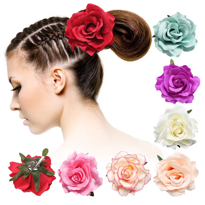 Elegant DIY Headdress Hair Accessories For Bridal Wedding Flocking Cloth Red Rose Flower Hairpin Hair Clip Women Fashion Hairpin
Elegant DIY Headdress Hair Accessories For Bridal Wedding Flocking Cloth Red Rose Flower Hairpin Hair Clip Women Fashion Hairpin