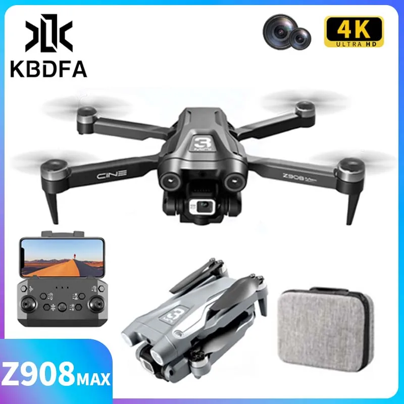KBDFA New Z908 Professional Drone WIFI FPV 4K Aerial Photography Helicopter Brushless Obstacle Avoidance RC Quadcopter Dron Toy
KBDFA New Z908 Professional Drone WIFI FPV 4K Aerial Photography Helicopter Brushless Obstacle Avoidance RC Quadcopter Dron Toy